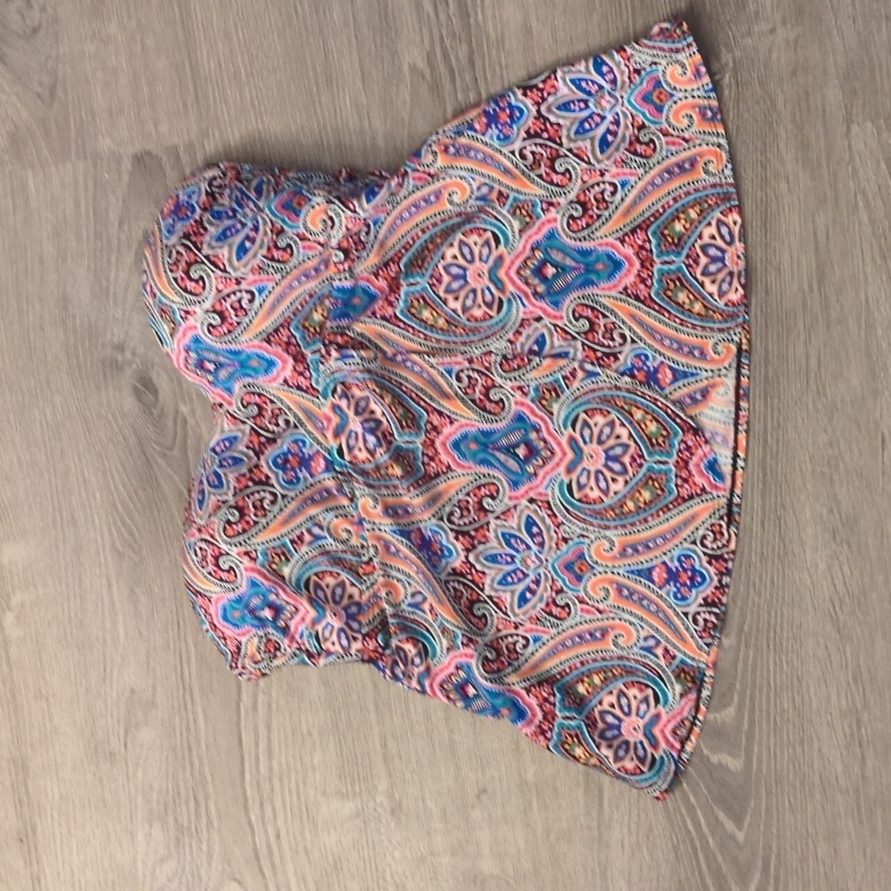 Jantzen Paisley swim tankini size 10